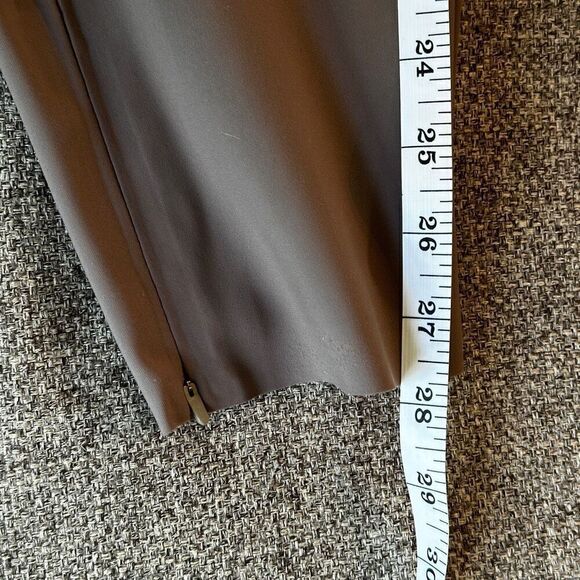 Athleta mushroom 16 Flat front Ankle Straight Leg Trousers - Picture 12 of 12